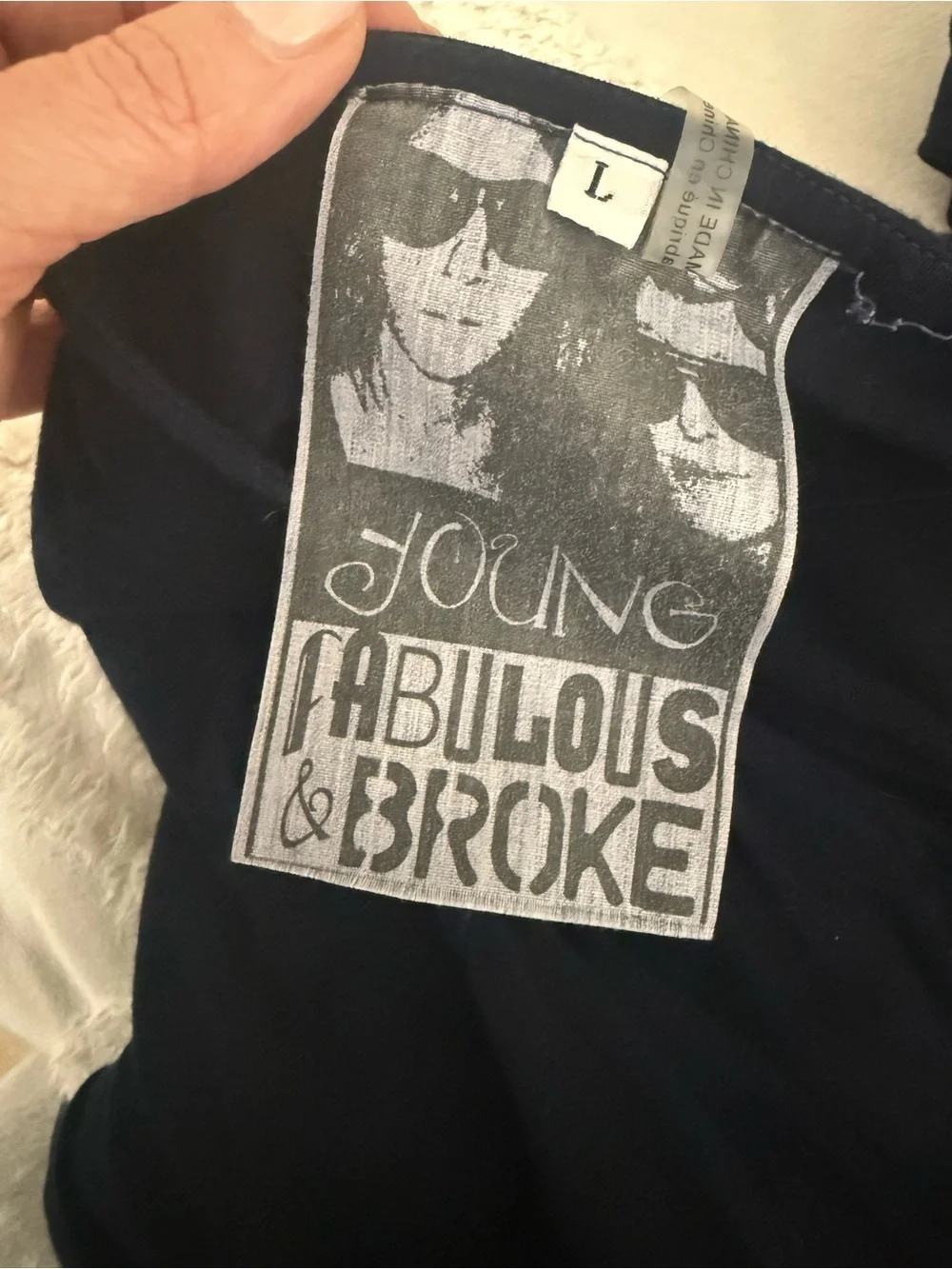 Young Fabulous & Broke lightweight navy